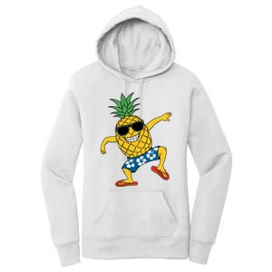 Funny Pineapple Dance Tropical And Playful Design Women's Pullover Hoodie