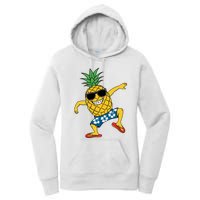 Funny Pineapple Dance Tropical And Playful Design Women's Pullover Hoodie