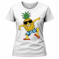 Funny Pineapple Dance Tropical And Playful Design Women's T-Shirt