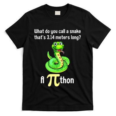 Funny Pi Day Puns Pithon Math Teacher Jokes T-Shirt