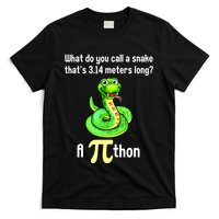 Funny Pi Day Puns Pithon Math Teacher Jokes T-Shirt