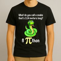 Funny Pi Day Puns Pithon Math Teacher Jokes T-Shirt