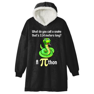 Funny Pi Day Puns Pithon Math Teacher Jokes Hooded Wearable Blanket