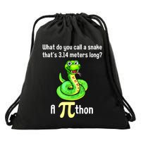 Funny Pi Day Puns Pithon Math Teacher Jokes Drawstring Bag