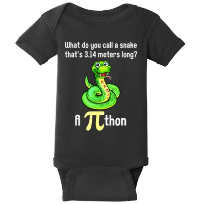 Funny Pi Day Puns Pithon Math Teacher Jokes Baby Bodysuit