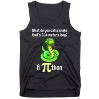 Funny Pi Day Puns Pithon Math Teacher Jokes Tank Top