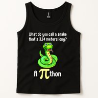 Funny Pi Day Puns Pithon Math Teacher Jokes Tank Top