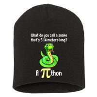 Funny Pi Day Puns Pithon Math Teacher Jokes Short Acrylic Beanie