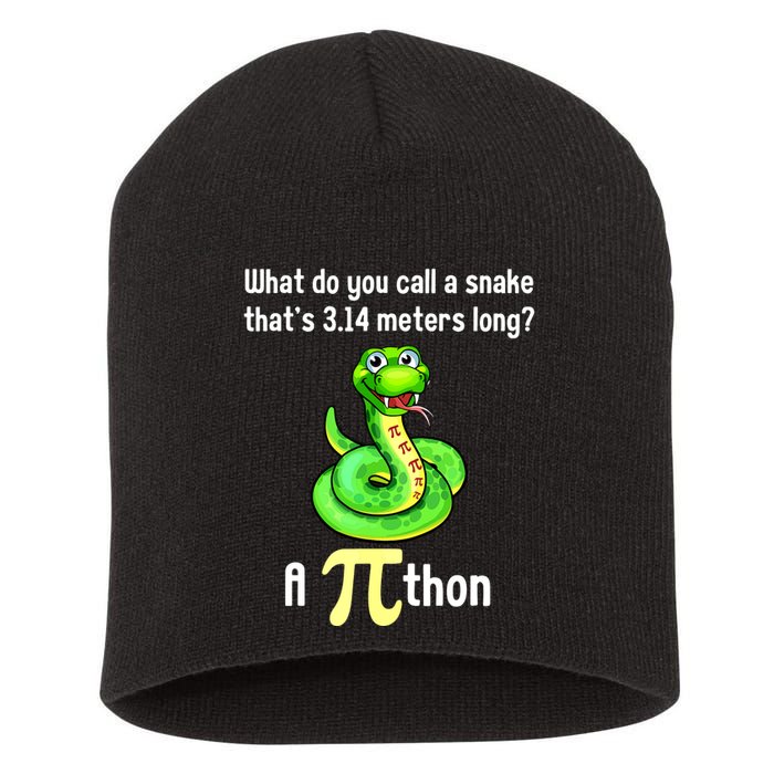 Funny Pi Day Puns Pithon Math Teacher Jokes Short Acrylic Beanie