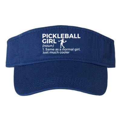 Funny Pickleball Definition Funny Gift Valucap Bio-Washed Visor