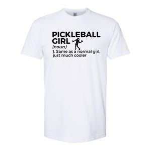 Funny Pickleball Definition Funny Gift Softstyle CVC T-Shirt