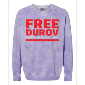 Free Pavel Durov Colorblast Crewneck Sweatshirt