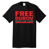 Free Pavel Durov Tall T-Shirt