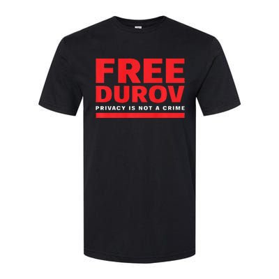 Free Pavel Durov Softstyle CVC T-Shirt