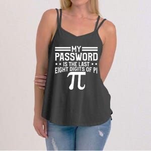 Funny Pi Day Joke Celebrate Pi Day March 14 Math And Science Meaningful Gift Women's Strappy Tank