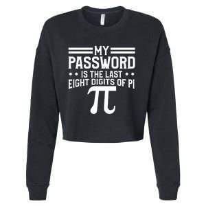 Funny Pi Day Joke Celebrate Pi Day March 14 Math And Science Meaningful Gift Cropped Pullover Crew