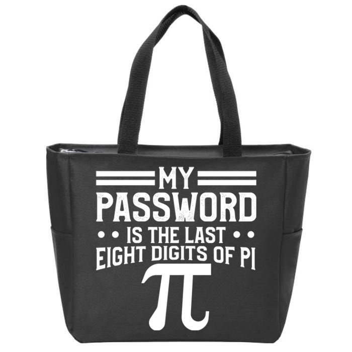 Funny Pi Day Joke Celebrate Pi Day March 14 Math And Science Meaningful Gift Zip Tote Bag