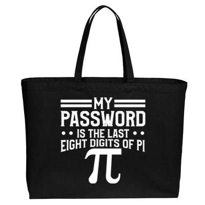 Funny Pi Day Joke Celebrate Pi Day March 14 Math And Science Meaningful Gift Cotton Canvas Jumbo Tote