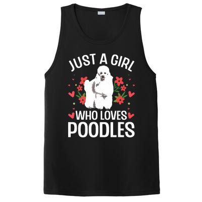 Funny Poodle Design For Girl Women Standard Poodle Lovers PosiCharge Competitor Tank