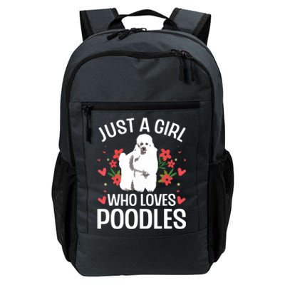 Funny Poodle Design For Girl Women Standard Poodle Lovers Daily Commute Backpack