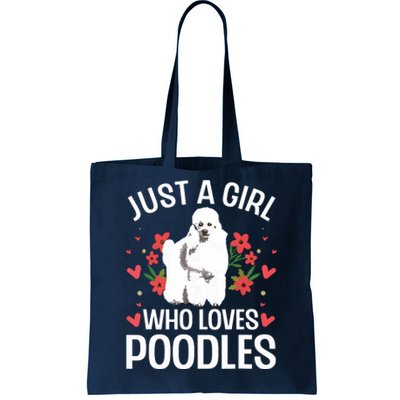 Funny Poodle Design For Girl Women Standard Poodle Lovers Tote Bag