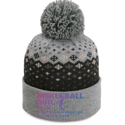 Funny Pickleball Definition Funny Gift The Baniff Cuffed Pom Beanie