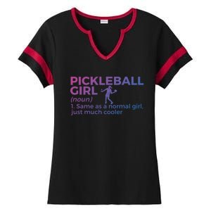 Funny Pickleball Definition Funny Gift Ladies Halftime Notch Neck Tee