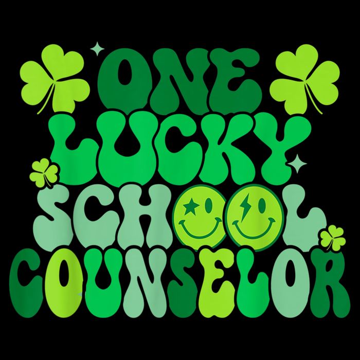 Funny Patrick's Day, Groovy Teacher One Lucky School Counselor Impact Tech Backpack