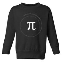 Funny Pi Day 3.14 Spiral Pi Math Tee For Pi Day Toddler Sweatshirt