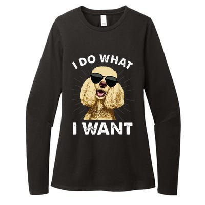 Funny Poodle Design For Men Women Dog Breed Poodle Lovers Womens CVC Long Sleeve Shirt