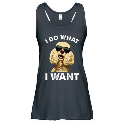 Funny Poodle Design For Men Women Dog Breed Poodle Lovers Ladies Essential Flowy Tank