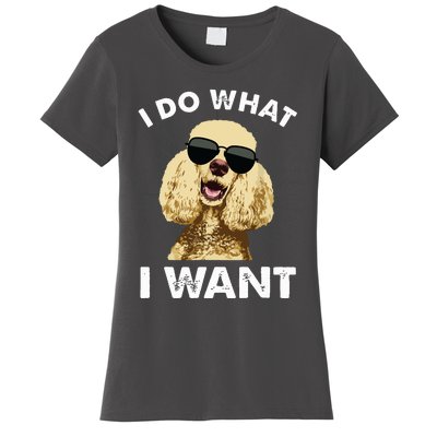 Funny Poodle Design For Men Women Dog Breed Poodle Lovers Women's T-Shirt