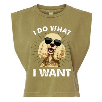 Funny Poodle Design For Men Women Dog Breed Poodle Lovers Garment-Dyed Women's Muscle Tee