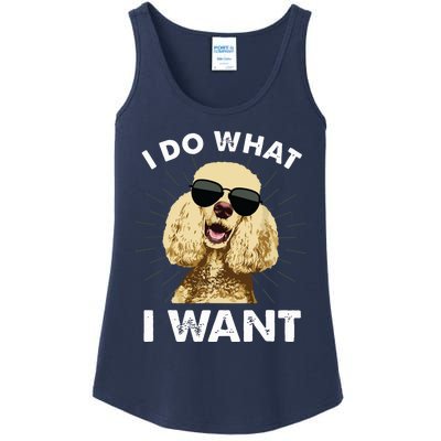 Funny Poodle Design For Men Women Dog Breed Poodle Lovers Ladies Essential Tank