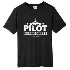 Funny Pilot Design Copilot Flight Pilot In Progress Future Funny Gift Tall Fusion ChromaSoft Performance T-Shirt