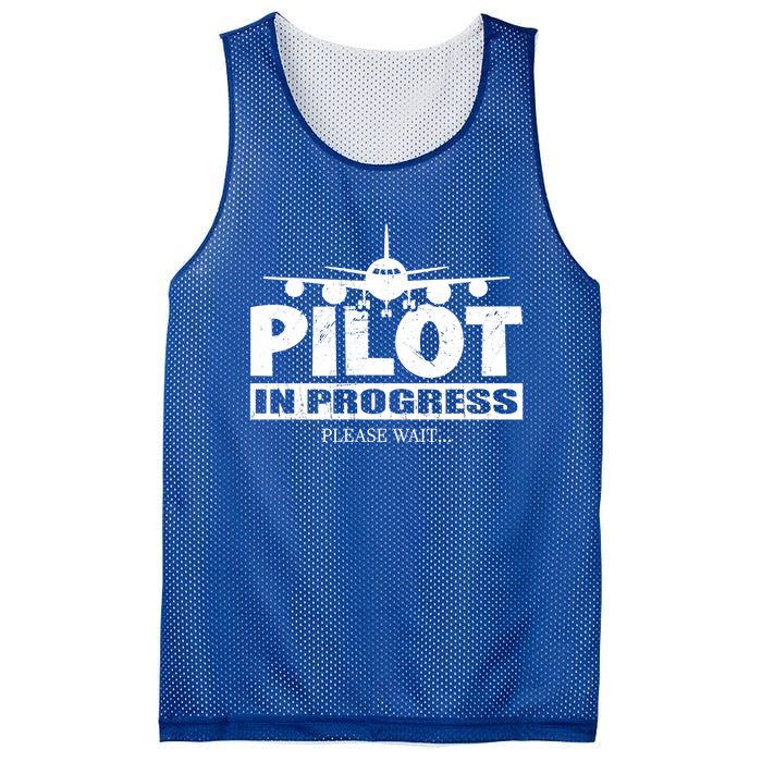 Funny Pilot Design Copilot Flight Pilot In Progress Future Funny Gift Mesh Reversible Basketball Jersey Tank