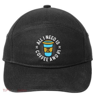 Funny Pi Day Math Teachers 7-Panel Snapback Hat