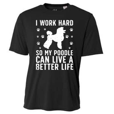 Funny Poodle Design For Men Women Kids Standard Poodle Lover Cooling Performance Crew T-Shirt