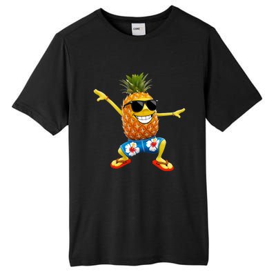 Funny Pineapple Dance Tropical And Playful Design Tall Fusion ChromaSoft Performance T-Shirt