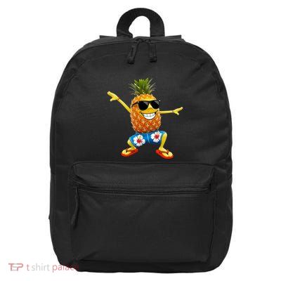 Funny Pineapple Dance Tropical And Playful Design 16 in Basic Backpack