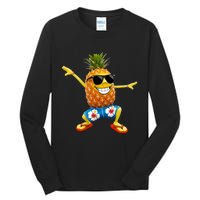 Funny Pineapple Dance Tropical And Playful Design Tall Long Sleeve T-Shirt