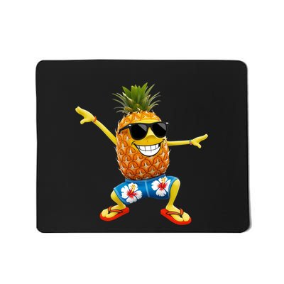 Funny Pineapple Dance Tropical And Playful Design Mousepad