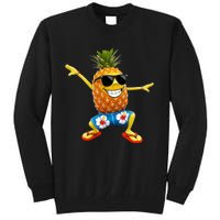 Funny Pineapple Dance Tropical And Playful Design Tall Sweatshirt