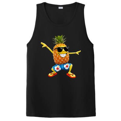 Funny Pineapple Dance Tropical And Playful Design PosiCharge Competitor Tank