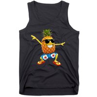 Funny Pineapple Dance Tropical And Playful Design Tank Top