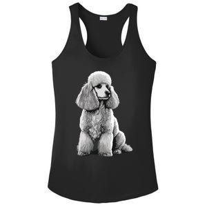 Funny Poodle Dog Miniature Poodle Toy Poodle 1995 Ladies PosiCharge Competitor Racerback Tank