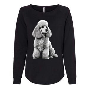 Funny Poodle Dog Miniature Poodle Toy Poodle 1995 Womens California Wash Sweatshirt