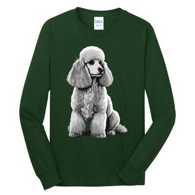 Funny Poodle Dog Miniature Poodle Toy Poodle 1995 Tall Long Sleeve T-Shirt