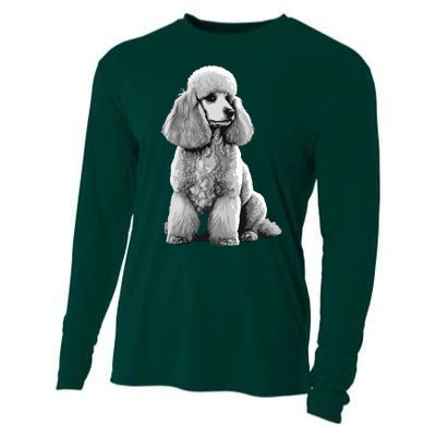 Funny Poodle Dog Miniature Poodle Toy Poodle 1995 Cooling Performance Long Sleeve Crew