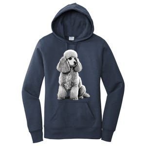 Funny Poodle Dog Miniature Poodle Toy Poodle 1995 Women's Pullover Hoodie